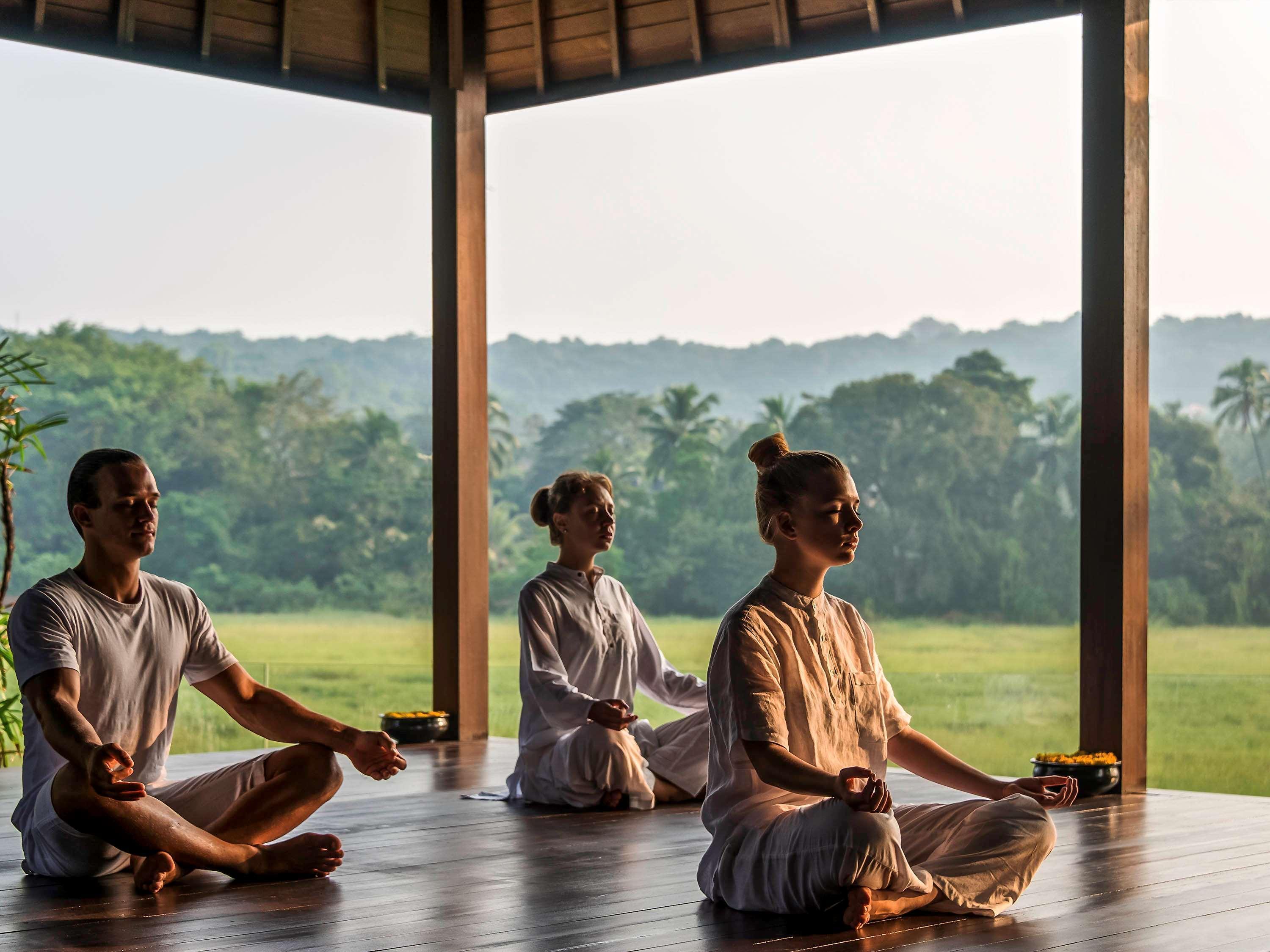 Novotel Goa Resort & Spa Candolim Eksteriør billede Meditation at the Banyan Retreat